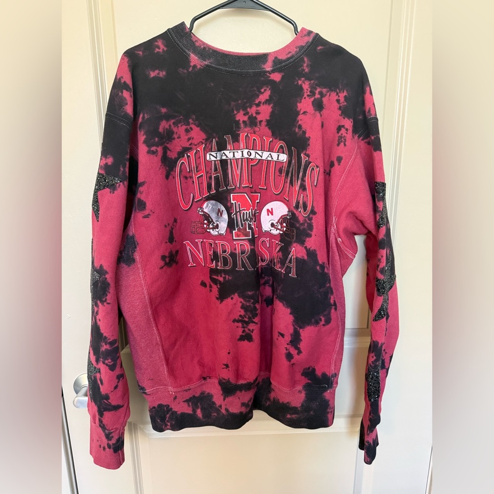 Nebraska Champions Red and Black Sweatshirt